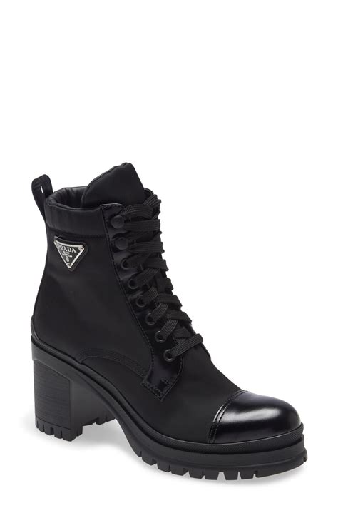 are prada boots worth it|prada block heel combat boots.